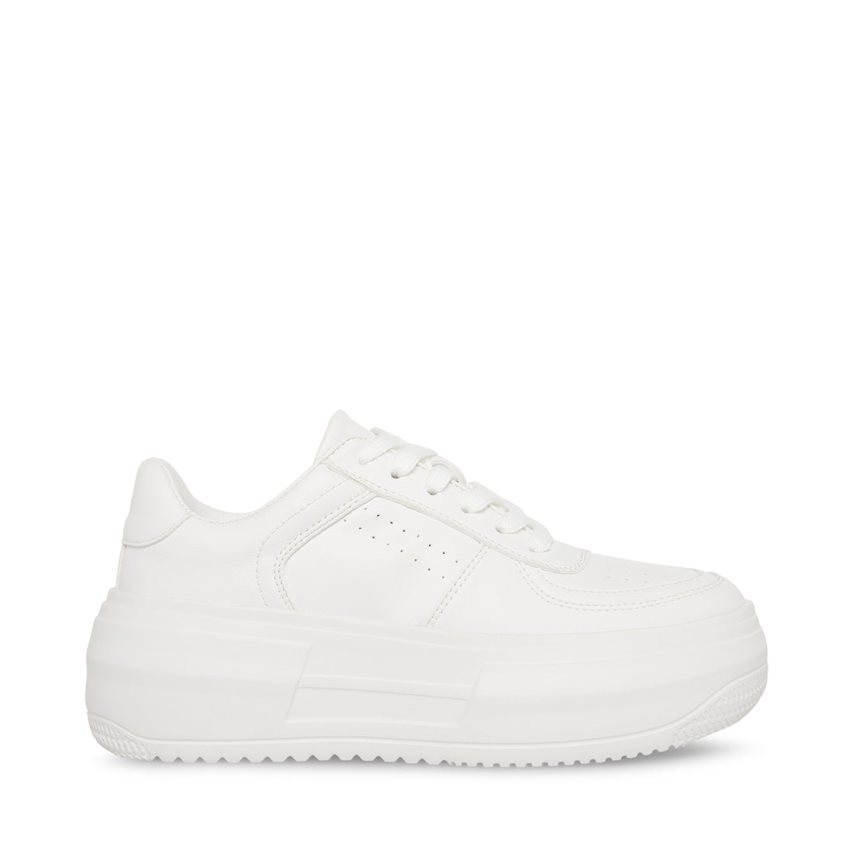 White Steve Madden Perrin Women\'s Sneakers | PH 3916DHK